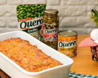 Omelete de forno com presunto e legumes