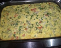 Torta de chuchu sem farinha