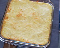 Frango desfiado ao creme de milho