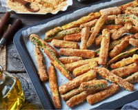 A melhor receita de abobrinha crocante: feita no forno em poucos minutos, você vai querer fazer essa delícia toda semana