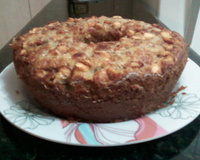 Bolo de maçã com canela