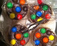 Cupcake de Cenoura com trufa