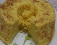 Bolo de fubá de micro-ondas