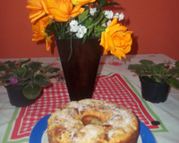 Bolo integral de banana com aveia