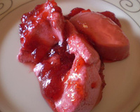 Sobremesa refrescante de morangos da Lú