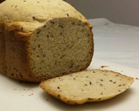 Pão de aveia com semente de linhaça