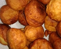 Bolinho de chuva com banana