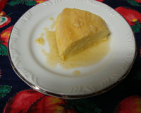 Pudim de milho com coco