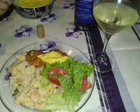 Risoto de gorgonzola