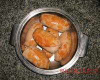 Enroladinho de presunto e queijo