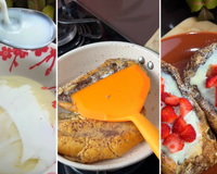 Pão com ovo DOCE para o café da manhã parece inusitado mas é muuuuito gostoso e perfeito para variar o cardápio