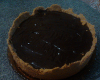 Torta de limão com chocolate da Dani