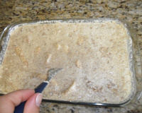 Torta seca integral de banana