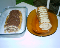 Rocambole de brigadeiro ou beijinho