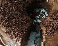 Bolo nega maluca de liquidificador