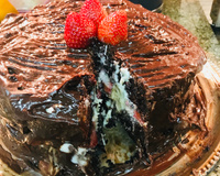 Bolo tentação de morango