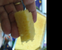 Bolo de bagaço de milho verde