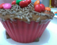 Cupcake de chocolate