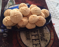 Biscoito de nata com coco