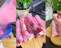 Geladinho de morango com casquinha crocante: perfeito para refrescar toda a família ou como renda extra no calorão