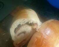 Pão de liquidificador recheado