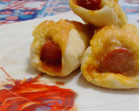 Bib´s dog - esfiha semi-aberta de salsicha