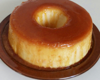 Pudim cremoso de tapioca