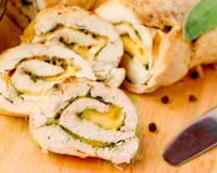 Filé de frango recheado