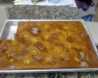 Bolo de banana com goiabada