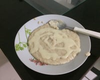 Papa de aveia com leite condensado