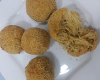 Bolinho fit de frango e batata doce