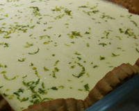 Torta de limão com chocolate branco