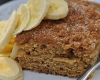 Bolo de banana integral e funcional de liquidificador