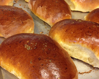 Pão de leite com salsicha