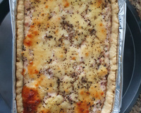 Quiche de alho poró