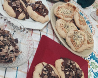 Esfirra aberta de carne