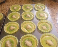 Cupcake de kiwi