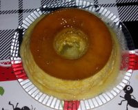 Pudím rápido na panela de pressão