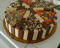 Bolo barril de confete