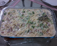 Macarrão com molho branco