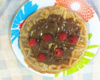 Waffle de chocolate