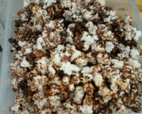 Pipoca doce de chocolate