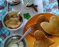 Waffle de frigideira (pancakes)