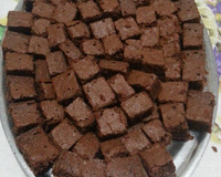 Brownie de chocolate com castanha-do-pará