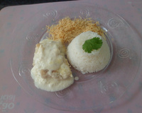 Cação ao molho de leite de coco