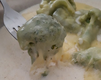 Brócolis ao creme de leite