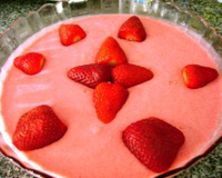 Mousse  de morango