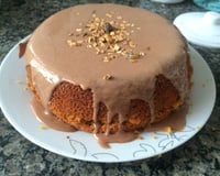 Bolo de cenoura com aveia integral