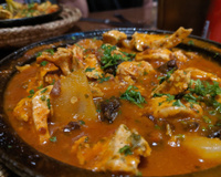 Frango no leite de babaçu