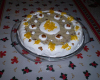 Bolo delícia de nozes